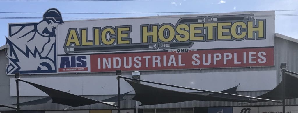 Building Signage — Industrial Supplies in Alice Springs, NT